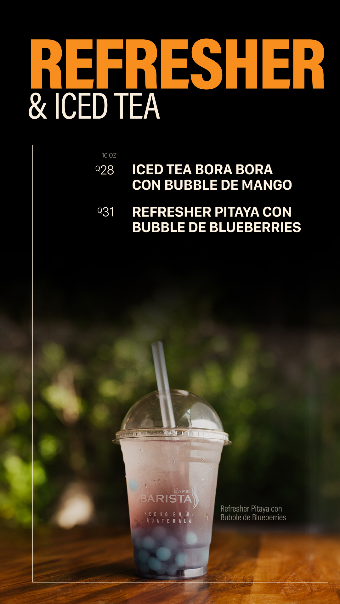 Bebidas Refreshers
